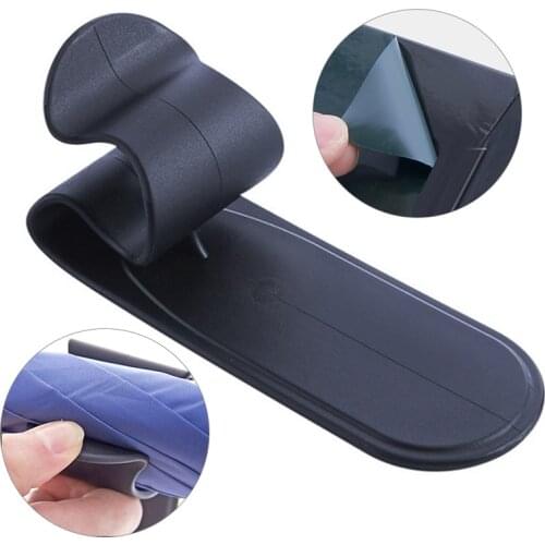 1Pc Car Styling Organize Bracket Umbrella Holder Auto Use/Home Use Adhesive Paste Fastener Clips Umbrella Storage Black