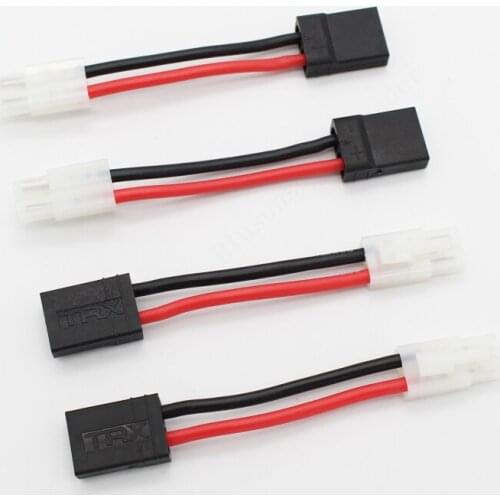 100 pcs /Lot Tamiya Connector to TRX Female Connector Adaptor 14 AWG Cable 60mm for RC Part