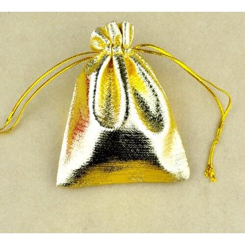 100pcs/bag 2 Colors Jewelry Packing Drawable Satin Bags 7x9cm Gift Bags & Pouches,packaging bags free shipping