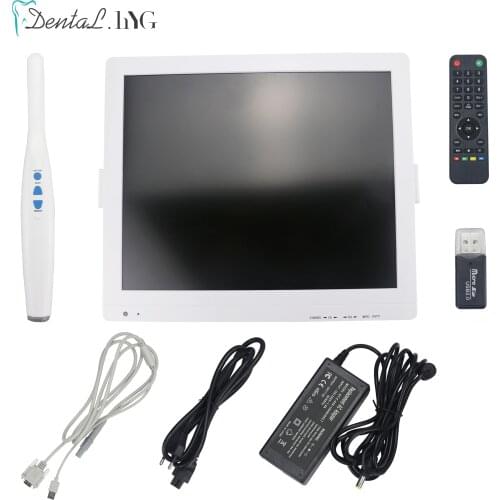 17 Inch Wifi Intraoral Camera Endoscope 1/4 CMOS All in One LCD Monitor 6 LED USB Dental Equipment Oral Camera