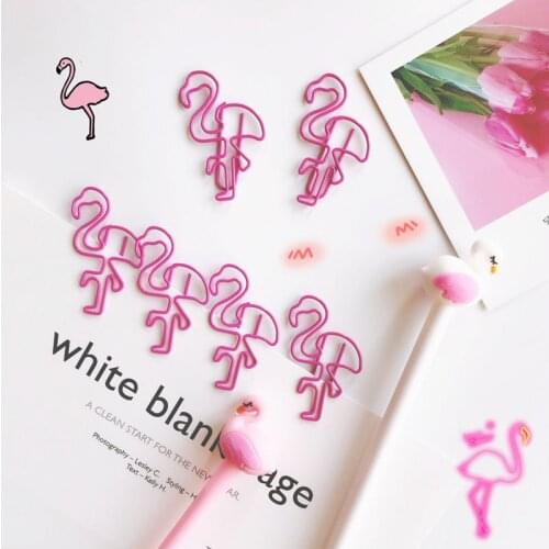 24PCS/lot Kawaii Pink Animal Shape Metal Bookmark Clip Memo Clip Paper Clip Bookmark DIY Novelty Office Learn Stationery JZ18