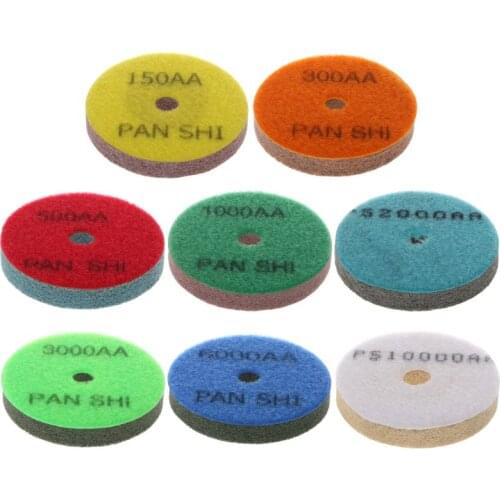 3" Diamond Marble Polishing Pad Sponge Granite Grinding Concrete Floor Abrasive Nylon Fiber Clean Stone Disc