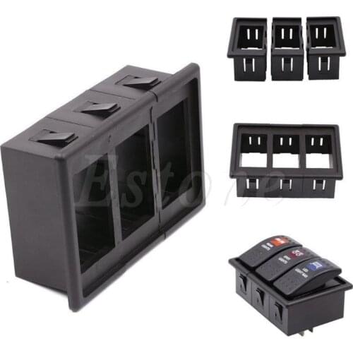 3 Rocker Switch Clip Panel Assembly Patrol Holder Housing For ARB Carling Type