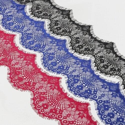 3Yards 9.5cm Crafts 10 Colors Option Flower Embroidered Lace Fabric Trim Ribbons DIY Sewing Handmade Materials