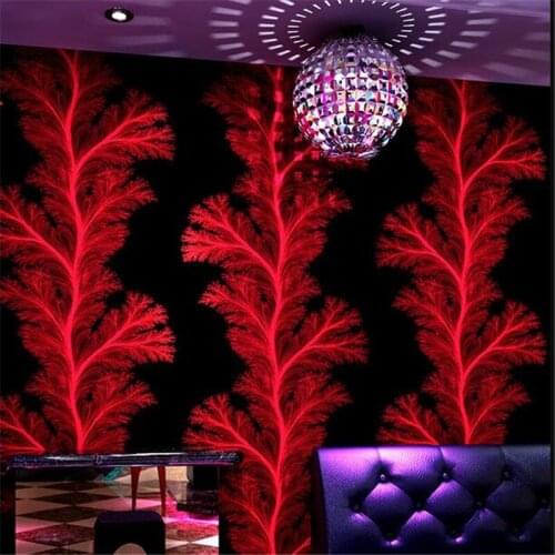 Beibehang Concert hall flashing wall covering 3d reflective special bar theme box corridor hallway background wall paper