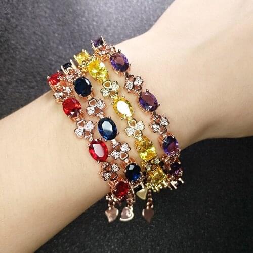 4Pcs Luxury Bracelet Crystal Womens Bracelet Gold Bracelet Bracelets for Women Charm Bracelet Charm Bracelets