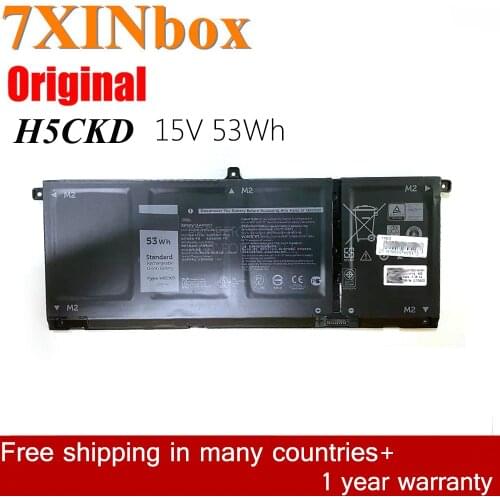 7XINbox 15V 53Wh 3530mAh Original H5CKD 9077G TXD03 Laptop Battery For Dell Latitude 15 3510 Laptop Battery Replacement
