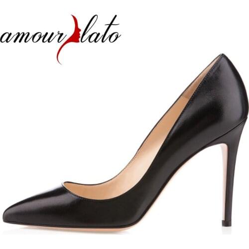 Amourplato Womens High-heeled Shoes