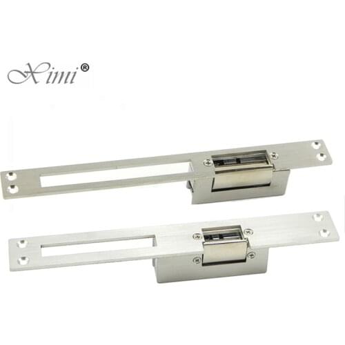 Long panel Electric Strike lock fail secure power on to unlock for Wooden metal PVC door home access control