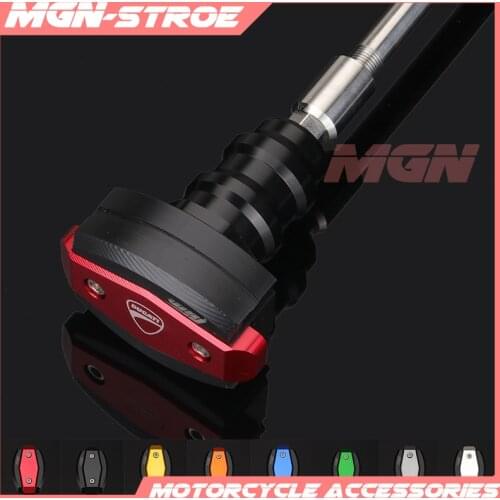 CNC Motorcycle Pad Side Shield Protector Frame Slider Crash Engine Guard protection For Monster 696 795 796 1000 All Year