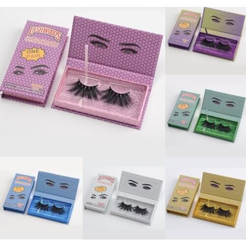 Paper Empty Single Eyelash Case Packing Lid Tray Holder Cosmetic Container False Eyelash Case Lash Cart Lash Tray Organizer