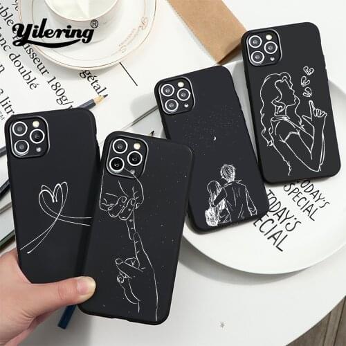 Heart Love Phone Case For iPhone 11 12 Pro Max Mini Cover for iPhone X XR XS MAX 7 8 6 6S Plus 5S SE 2020 Soft TPU Fundas