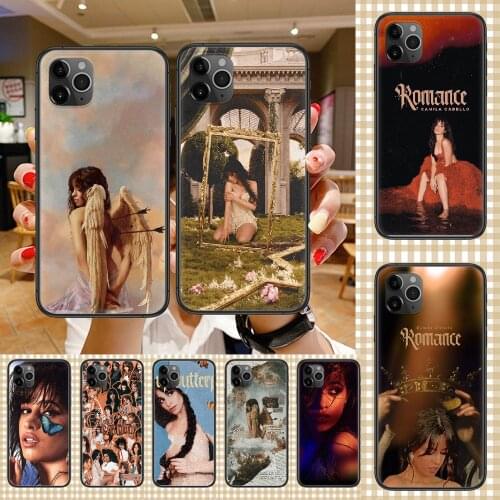 Singer Camila Cabello Angels Phone Case Cover Hull For iphone 5 5s se 2 6 6s 7 8 12 mini plus X XS XR 11 PRO MAX black luxury