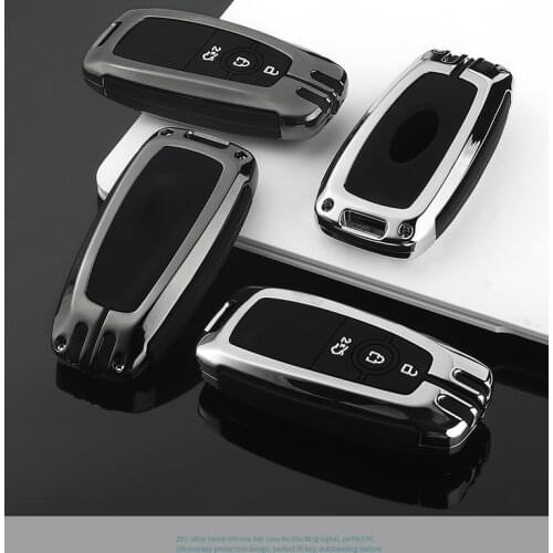 2020 zinc alloy silicone car key case FOR Ford EcoSport Fusion Mondeo Edge Mustang Expedition F-150 F-250 F-350 F450 accessories