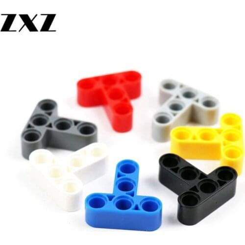 DIY Children Toys Liftarm Beam 3 + 2 3 x 3 T Shape Technical Parts 60484 Car Truck Transport Accessory