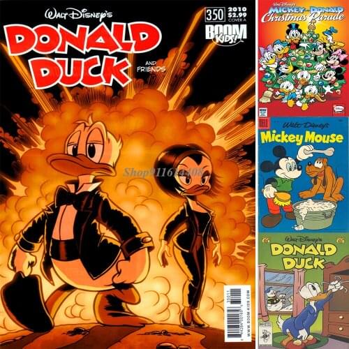 Canvas Painting Disney Retro Anime Cartoon Mickey Mouse Donald Duck Posters and Prints Wall Art Picture for Kids Room Home Decor