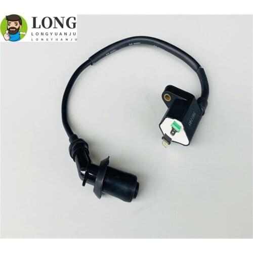 Motorcycle Ignition Coil Motorcycle High Pressure coil For GY6 50cc 125cc 150cc Engines Moped Scooter ATV Quad Black