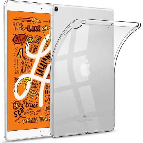 Kemile Soft Clear Case for iPad Mini 5 2019, Slim Lightweight Silicon TPU Back Cover for iPad Mini 7.9 2019 5th Generation Case