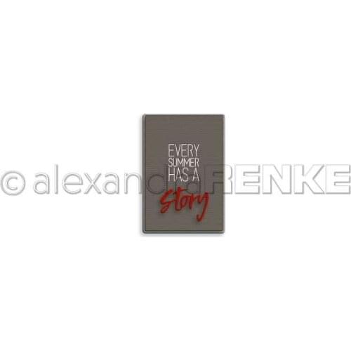 Every summer has a story Metal Cutting Dies for DIY Scrapbooking Crafts Dies Cut Stencils Maker Photo Album Template Handmade