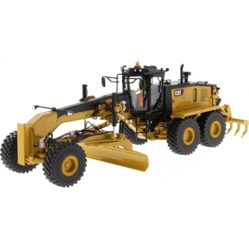Diecast Truck Toy Model DM 1:50 Caterpillar Cat 16M3 Motor Grader Engineering Machinery 85507 for Man Gift,Collection,Decoration