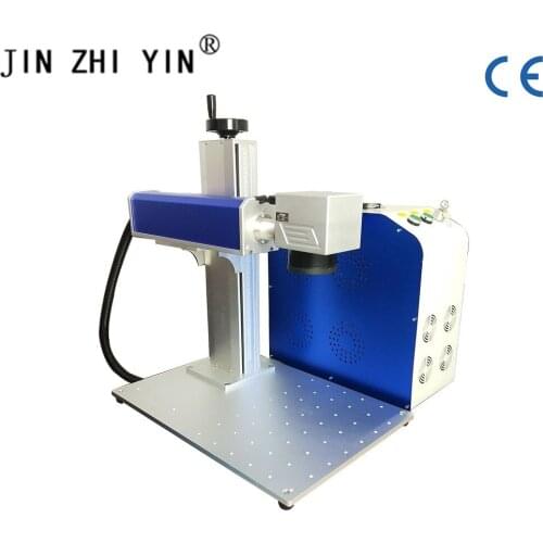 Mini jewelry laser engraving machine fiber laser metal marking machine 20W with Raycus IPG optional