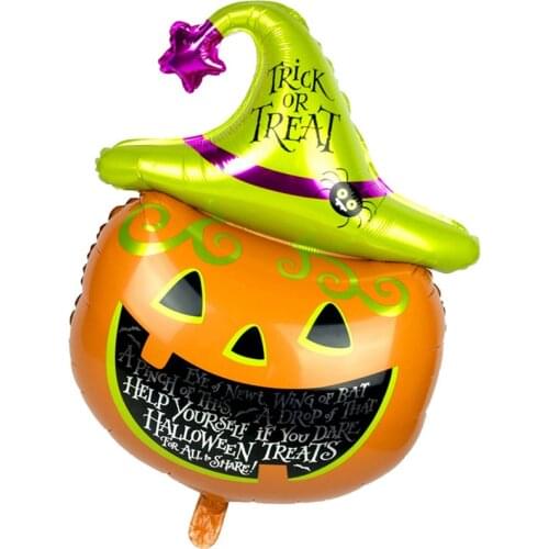 Cartoon Pumpkin Foil Balloons Digit Helium Ballons Children Birthday Halloween Party Decorations Inflatable Air Baloons Toys