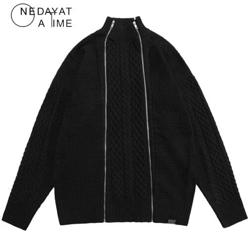 NEDAYATAIME Men's Pullovers With Zip