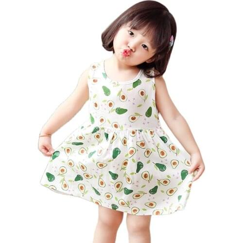 2021 New Childrens Clothing Baby Princess Dress Girls Dress Childrens Summer Childrens Cotton Skirt Kids Dresses For Girls