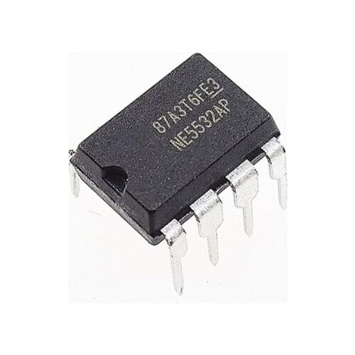 New original IC NE5532 NE5532AP DIP8 audio operational amplifier low noise chip