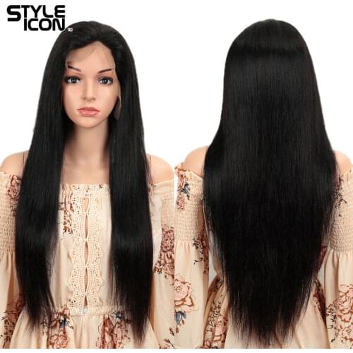 Straight Human Hair Wigs 4X4 Lace Wig 26 inch Straight Human Hair Wigs Lace Front Human Hair Wigs for Black Women Styleicon Hair