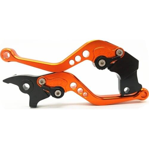 CNC Brake Clutch Levers for Duke 125 200 390 RC125/250/390 Orange