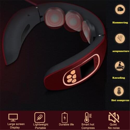 Cervical Massage Apparatus Neck Massage Apparatus Multifunctional Neck Vibration Pulse Household Intelligent Neck Protector
