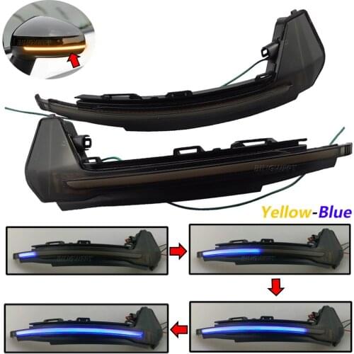 LED Side Wing Rearview Mirror Dynamic Indicator Flowing Turn Signal Blinker Repeater Light For Audi A1 8X 2011-2017