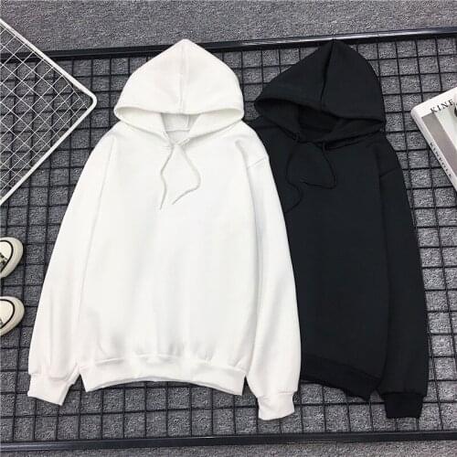 Large size loose hoodie sweatshirts winter couples casual hoody oversize ladies pullovers warm hooded jacket teens sweatsuits