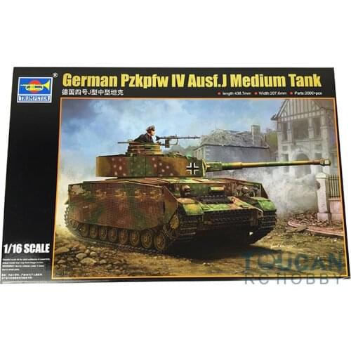 Trumpeter 00921 1/16 Scale German Panzer Pzkpfw IV Aust.J Medium Tank Model Kit TH05420-SMT6