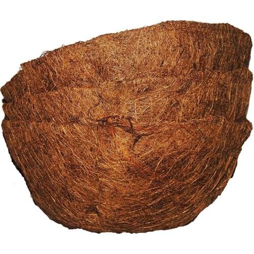 Fiber Replacement Liner For Plastic Flower Pots Orchid Flower Pots Balcony Planting Coconut Palm Wall Hanging Flower Pot 10inch