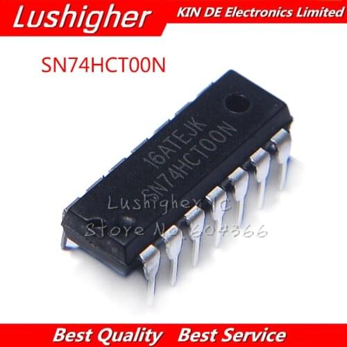 10pcs 74HCT00N DIP-14 SN74HCT00N 74HCT00 DIP