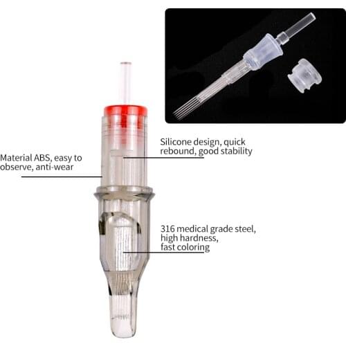 10PCs Disposable Tattoo Cartridge Needles Tattoo Makeup Tattoo Machine Dr.Pen 5RM/7RM/9RM/11RM/13RM/15RM Tattoo Gun Supplies