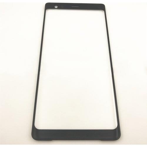 100%Original 6.0 inches For Sony Xperia XZ3 Front Glass Touch Screen LCD Outer Panel Top Lens Cover Repair Replacement Part+Logo