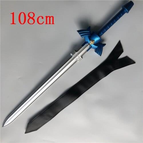 108cm Game Link Sky Sword Cosplay PU Props Cos weapon Halloween Weapon cosplay Stage props toys With scabbard