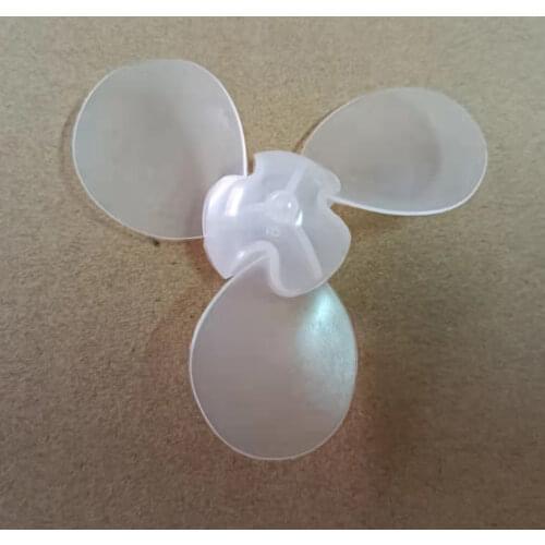5pcs diameter 73mm/2mm hole/3-blade soft propeller/plastic blades/Toy Accessories/DIY model accessories/Technology model parts
