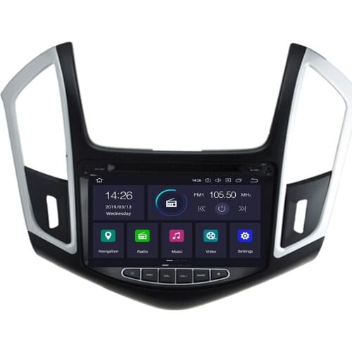 Android 10 4GB RAM 8 Core For Chevrolet CRUZE 2013 2014 2015 Car DVD Player Wifi BT 4.2 RDS RADIO GPS Glonass map DVR camera TV