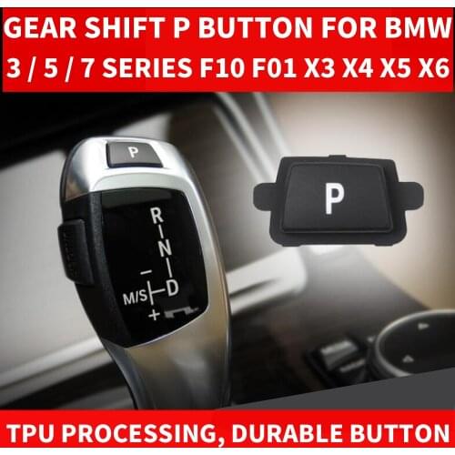 Car Styling ABS Interior Electronic Gear Shift P Button Cover Trim For BMW 3 5 7 Series F10 F11 E70 G30 F01 F02 X1 X3 X4 X5 X6