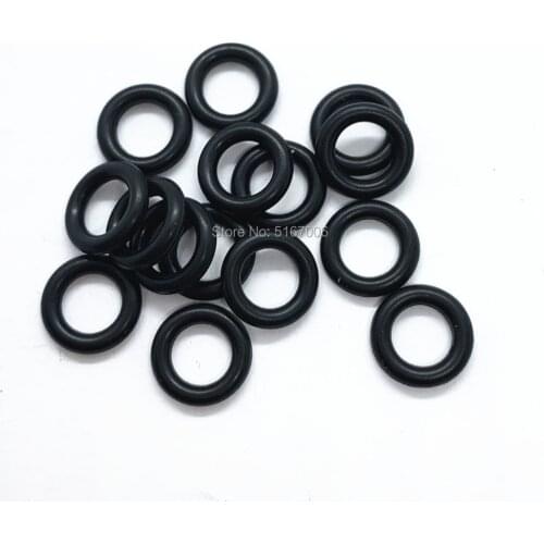 Free shipping 500pieces 6*2mm Fuel injector rubber oring seals For Toyota GDI fuel injector repair service kits top quality