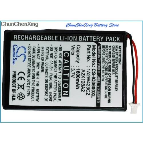 Cameron Sino 1600mAh Battery PW029123 for BTI GPS-GAR3200, 1A2W423C2, A2X128A2 For Garmin iQue 3200, iQue 3600, iQue 3600a