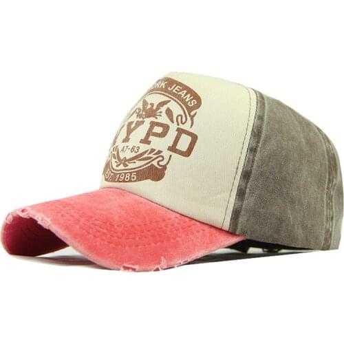 2020 Hot sale washed coating printed letter cotton baseball cap for men and women outdoor sport travel casual shade snapback hat