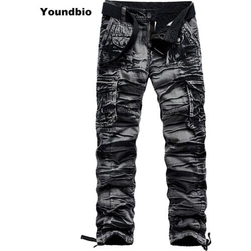 2021 New Mens Joggers Pants Men Camouflage Cargo Pants Male Jogger Spring Camo Pants Cotton Mens Trousers with Pockets 29-44
