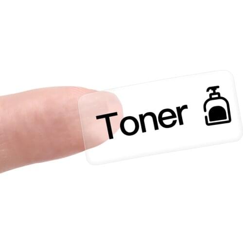 NiiMbot Factory High Quality Transparent Glossy Thermal Color Clear Label Sticker