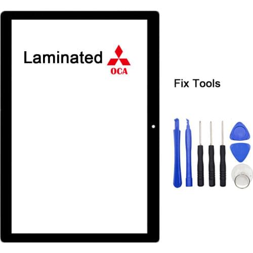 New 10.1" Laminated OCA Front Glass Touch Digitizer Outer LCD Screen Panel For Lenovo M10 FHD REL X605FC X605F X605 Replacement