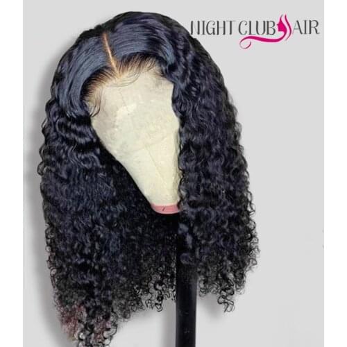 Night Club Lace Front Short Wigs Curly Short Black Bob Wig Pixie Cut Closure Bob Wigs Cheap Lace Front Wig For Black Women
